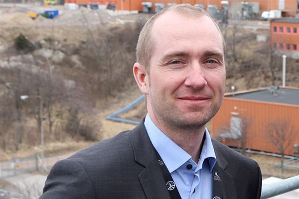 Porträtt av Mattias Backmark, Preem.