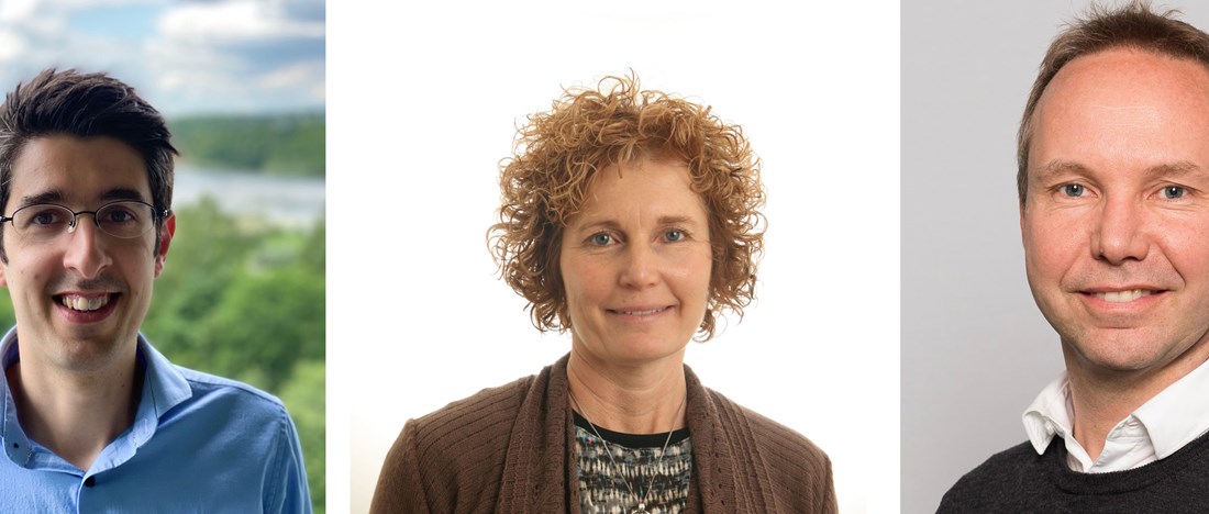 De tre personerna bakom SeCoHeat: Camille Hamon, Susanne Paulrud, Jonas Dahl.