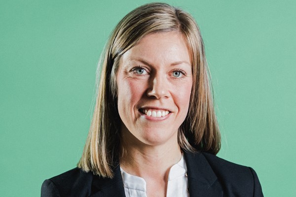 Porträtt av Therese Caesar.