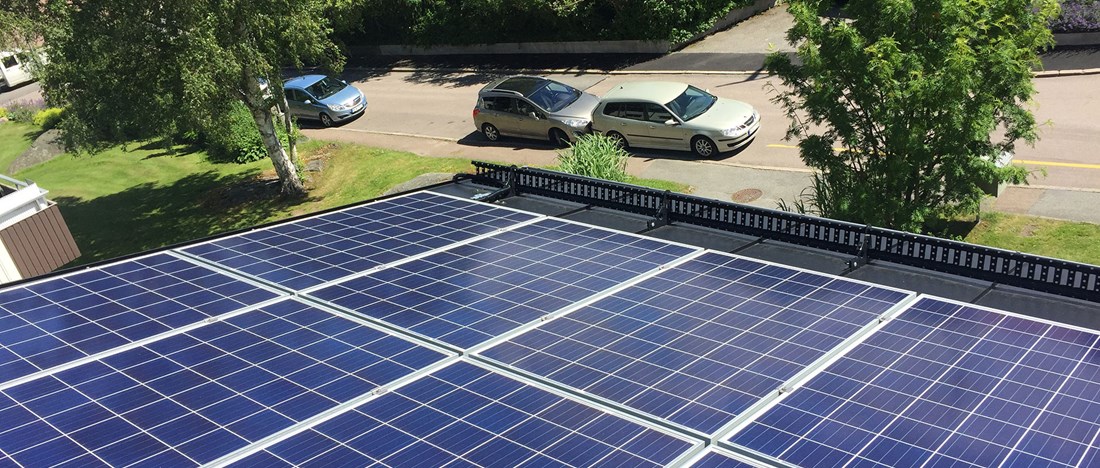Solceller BRF Skytteskog