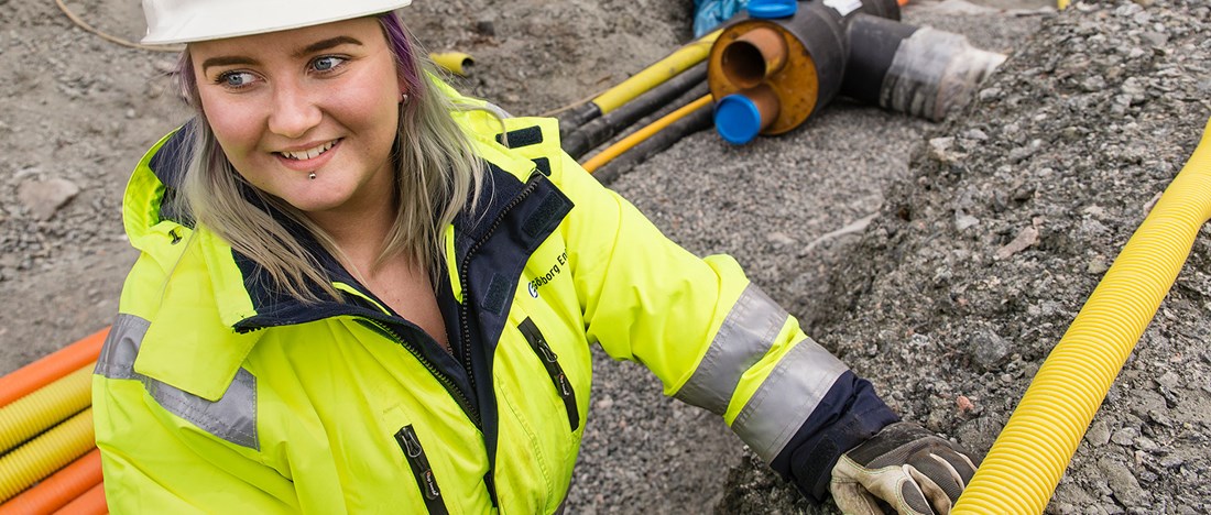 Vi ökar leveranssäkerheten genom att gräva ner kablar