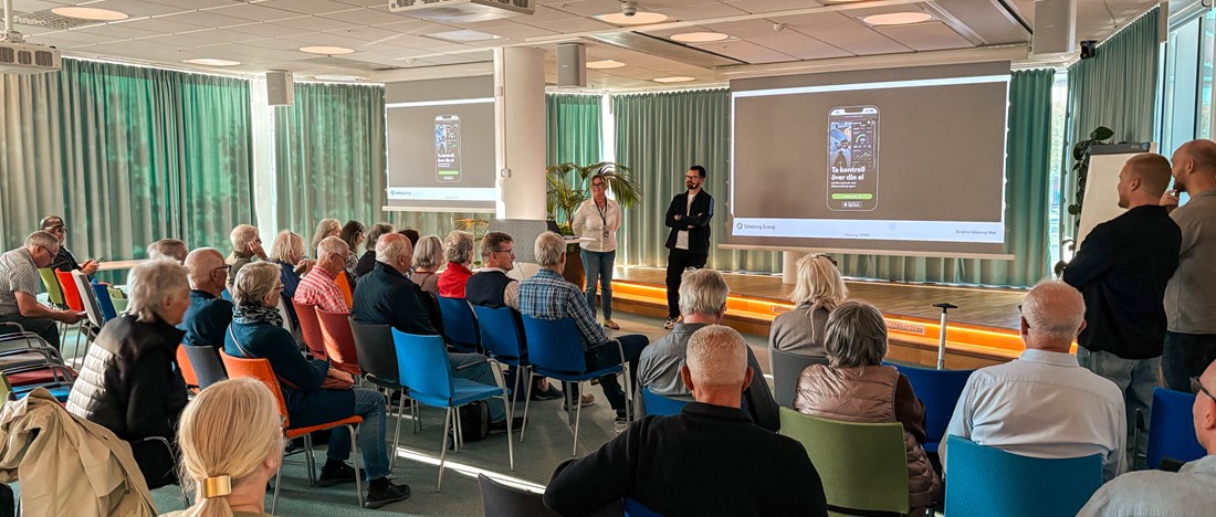 man använder en telefon