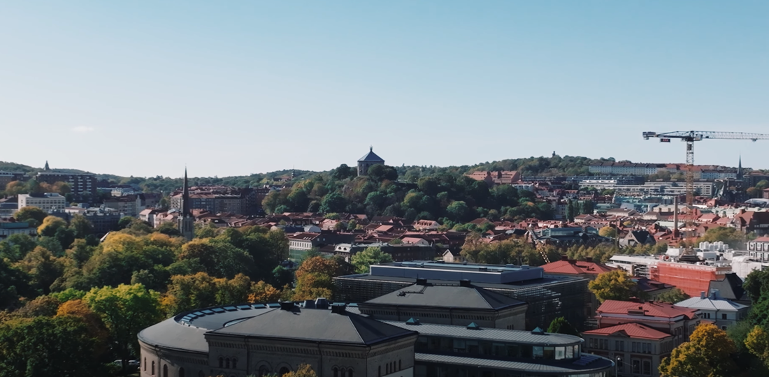 Video över en stad.