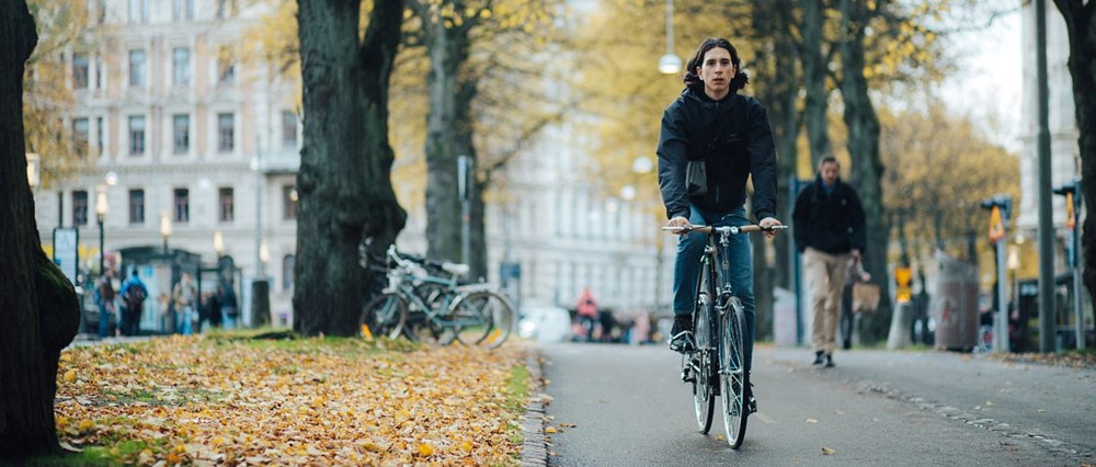 Cyklist i Göteborg